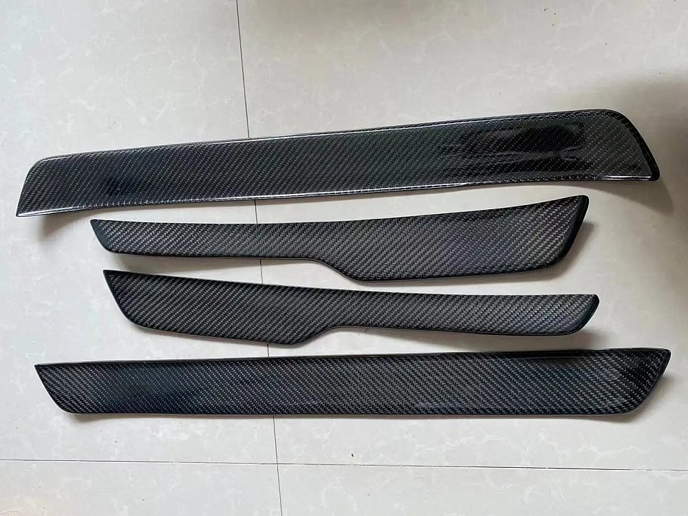 carbon fiber door  FOR BMW 3 Series E90 modified carbon fiber door frame doorsill pedal welcome decoration anti scratch upgrade